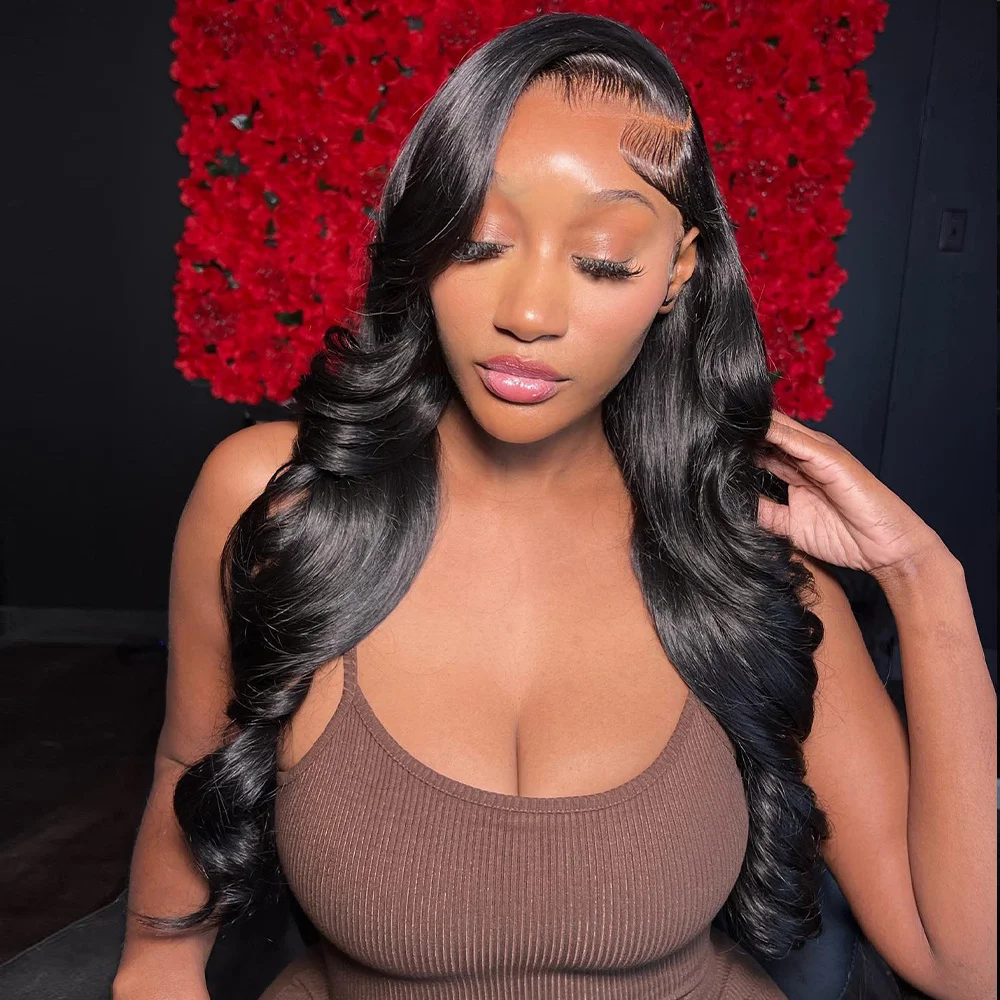 

30 Inch 13x4 Body Wave Lace Front Wigs Human Hair Pre Plucked Glueless Wigs Brazilian Virgin Human Hair Wig for Black Women