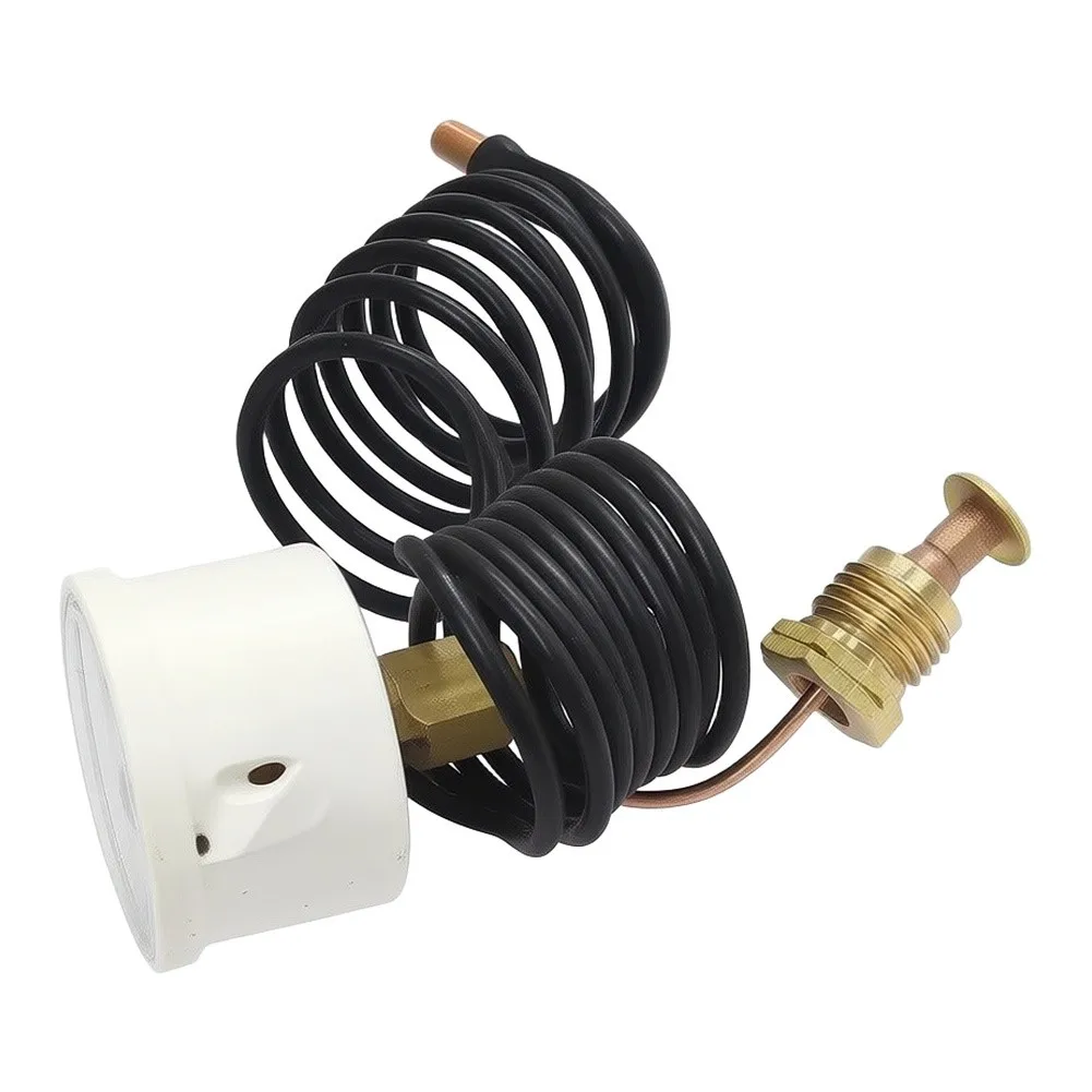 HVAC Temperature Gauge Boiler Pressure Gauge For Home Heating Maintenance 55*40mm for g1 4 Wall-mounted Boiler Pressure Solution