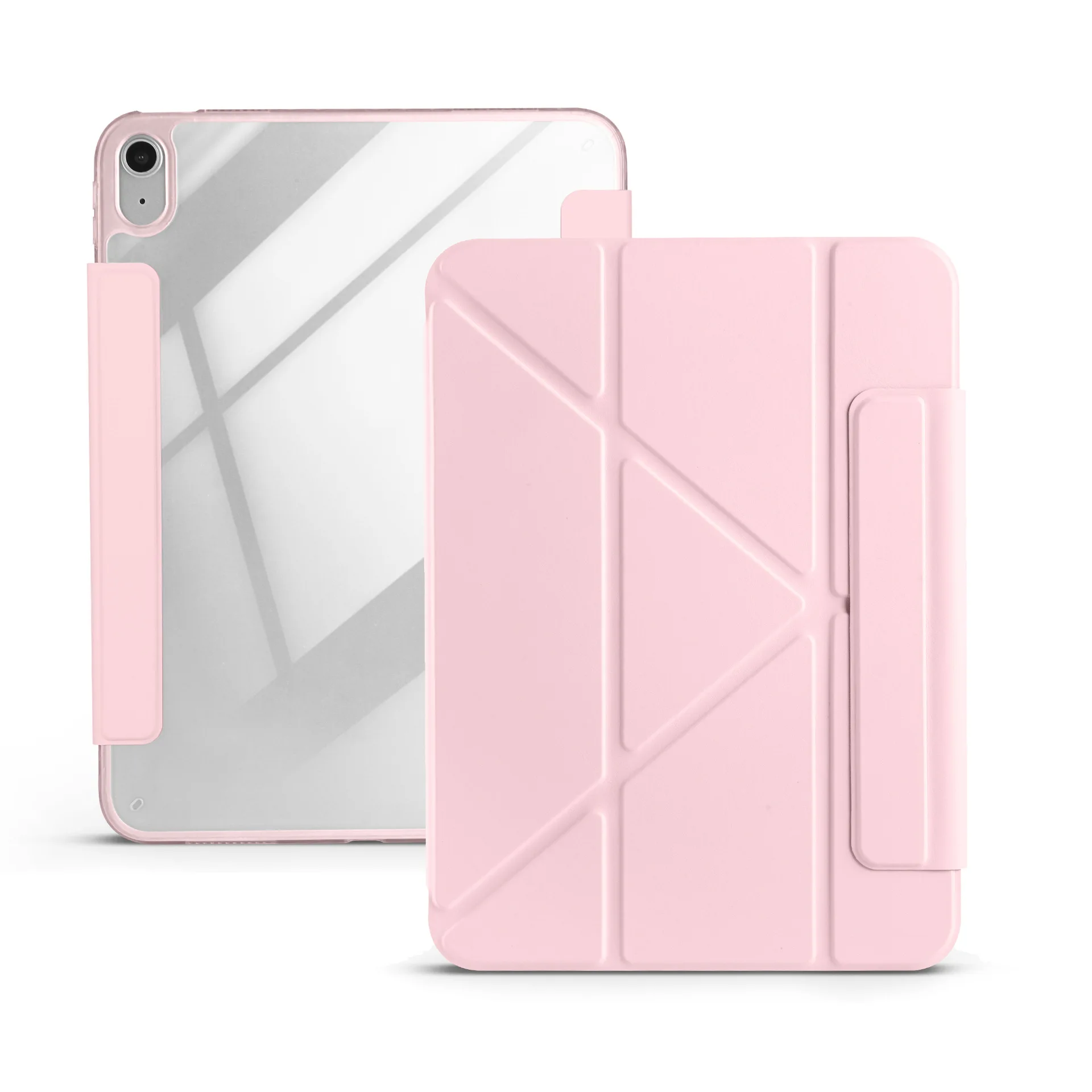 

Чехол-подставка для iPad 12-го поколения 2026, Air, Mini, Pro 11, 12.9, 13, A16 2025, чехлы для 10.2, 10.9, 4, 5, 6, 7, 8, 9, 10-го, 11-го поколений, прозрачный акриловый чехол