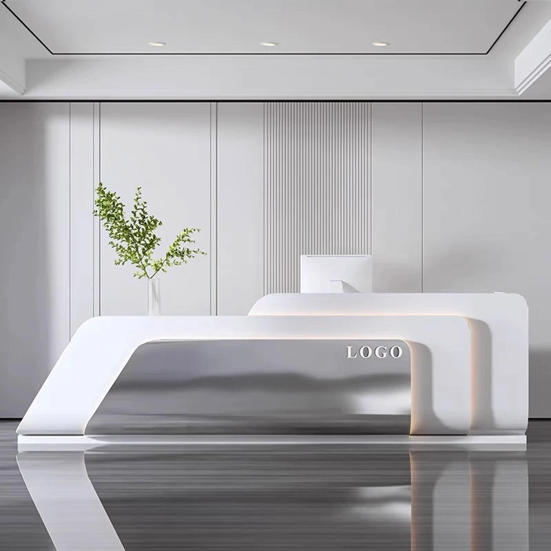 &o imt baking paint reception desk Company Beauty Salon Pet Shop Customer center reception counter computer desk furniture
