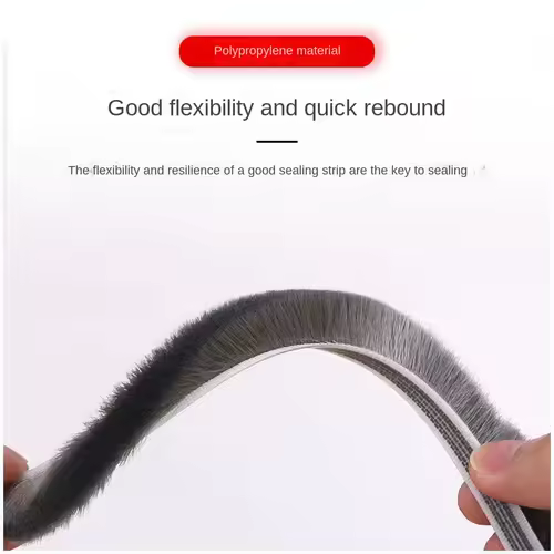 Self-adhesive Bristles Wool Pile Weatherstrip Door Window Brush Seal 7/9 X 5mm 9mm 12mm 15mm 23mm Warm Winter Gray White Brown - Image 5