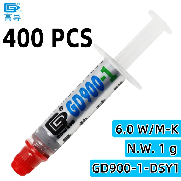 Nettogewicht 1/3/7/15/30/150/1000 Gram Grijs GD900-1 Thermisch geleidende vetpasta Gips Koellichaam Compound SSY ST BX CB CN