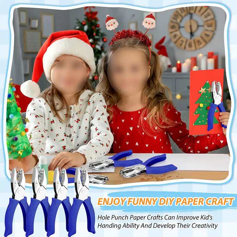 Cuore/Rotondo/Pentagramma/Triangolo/Quadrato Metallo FAI DA TE Foro Singolo Perforatrice Dispositivo di Goffratura Palmare Punzoni a Foglie Sciolte Taglierina di Carta