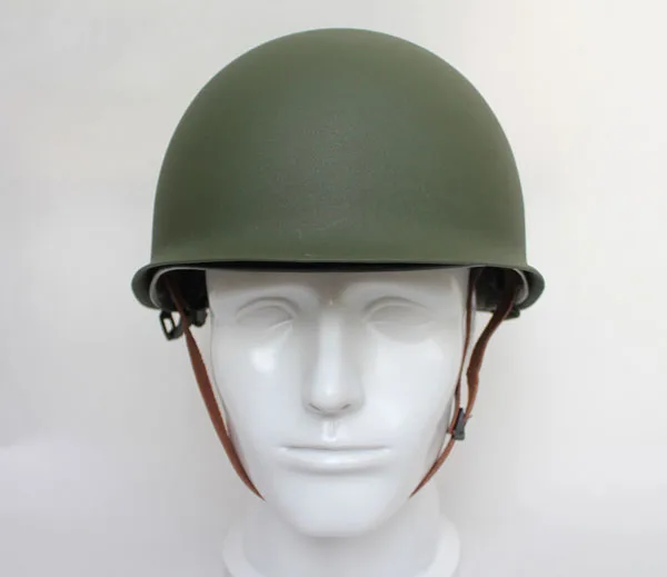 Collectable Cosplay US Army Military M1 Double-deck Green Helmet Reenactment