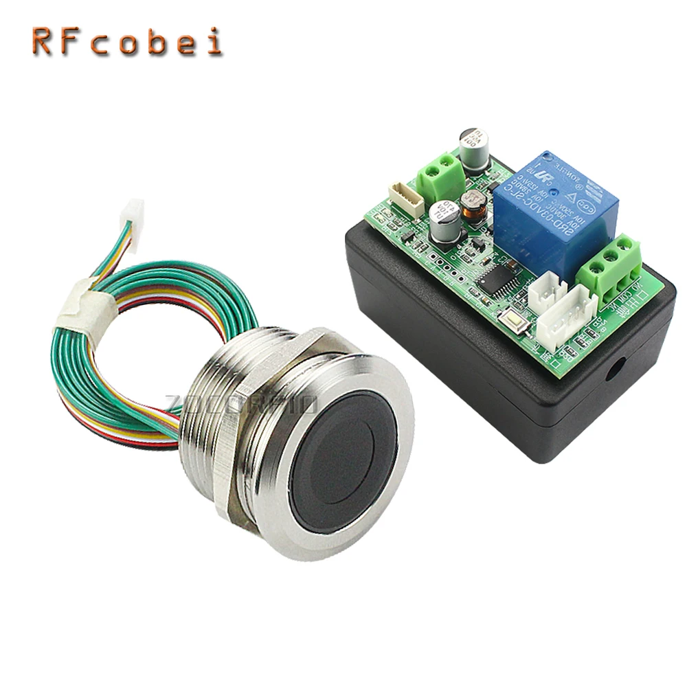 Access Control Fingerprint Control board 7-30V Fingerprint identification Module Low power relay controller Car start switch