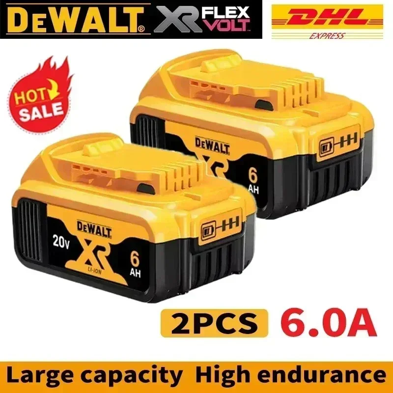 New 100% Original Dewalt 6.0Ah 20V/60V Power Tool Battery DCB206 DCB206 DCB205 DCB200 DCB203 For Dewalt power cordless drill image 3