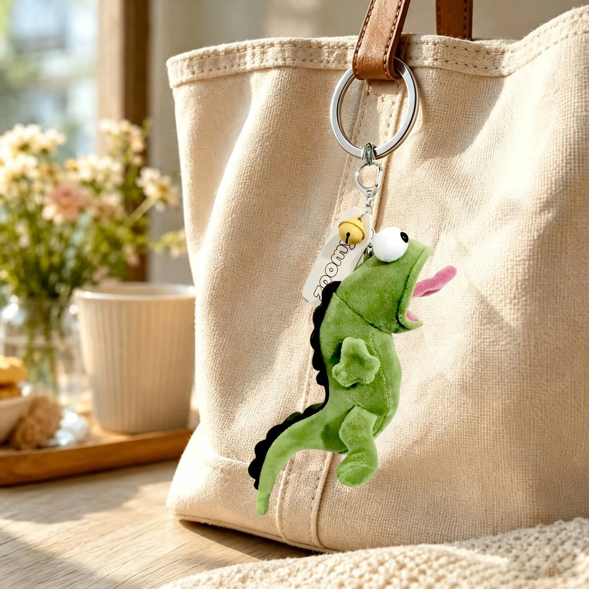 【Eidechsen-Anhänger】Mintgrüner Eidechsen-Anhänger - Weiches Eidechsen-Taschenaccessoire, geeignet für Handtaschen und Rucksäcke, niedliches Eidechsen-Geschenk für Frauen und Freundinnen, lässiger