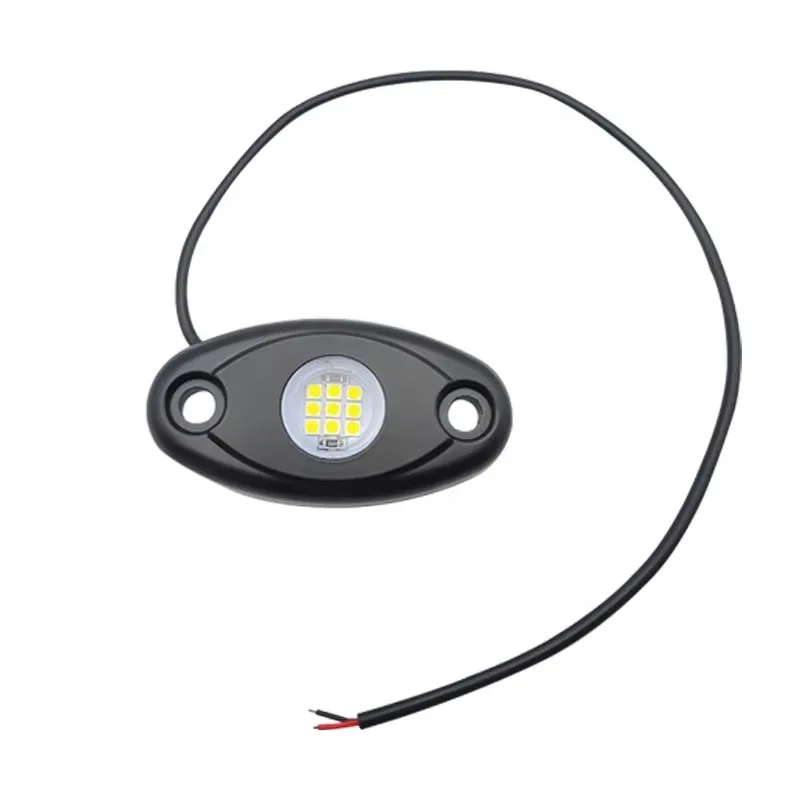 Tech 9LED Waterproof Single Color Rock Light   Mini Rock Light