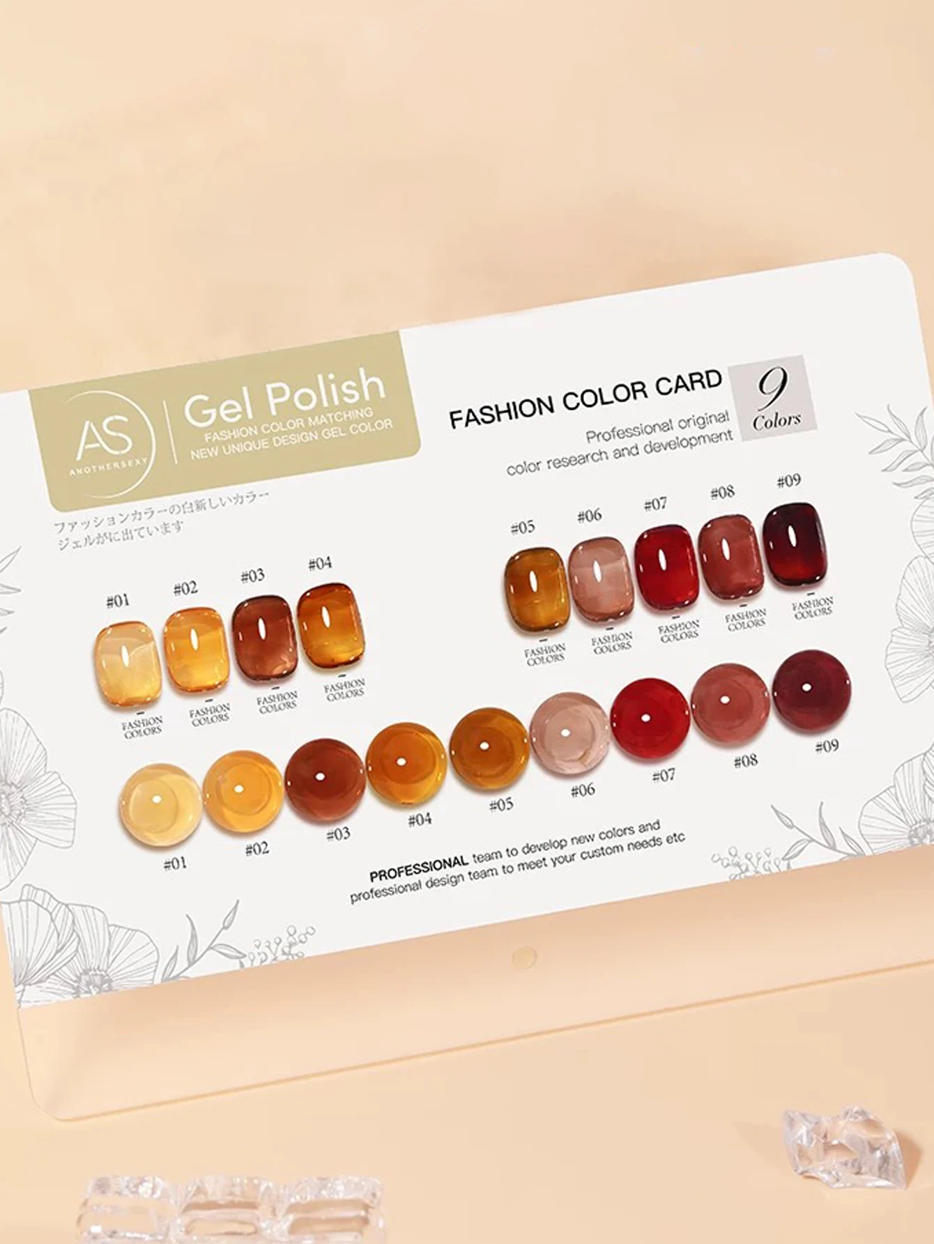 

1-9 шт. 15 мл Осенний гель-лак для ногтей с карамелью и янтарным стеклом, УФ-светодиодный отверждаемый праздничный женский подарок для дизайна ногтей, ежедневные принадлежности, салон «сделай сам»