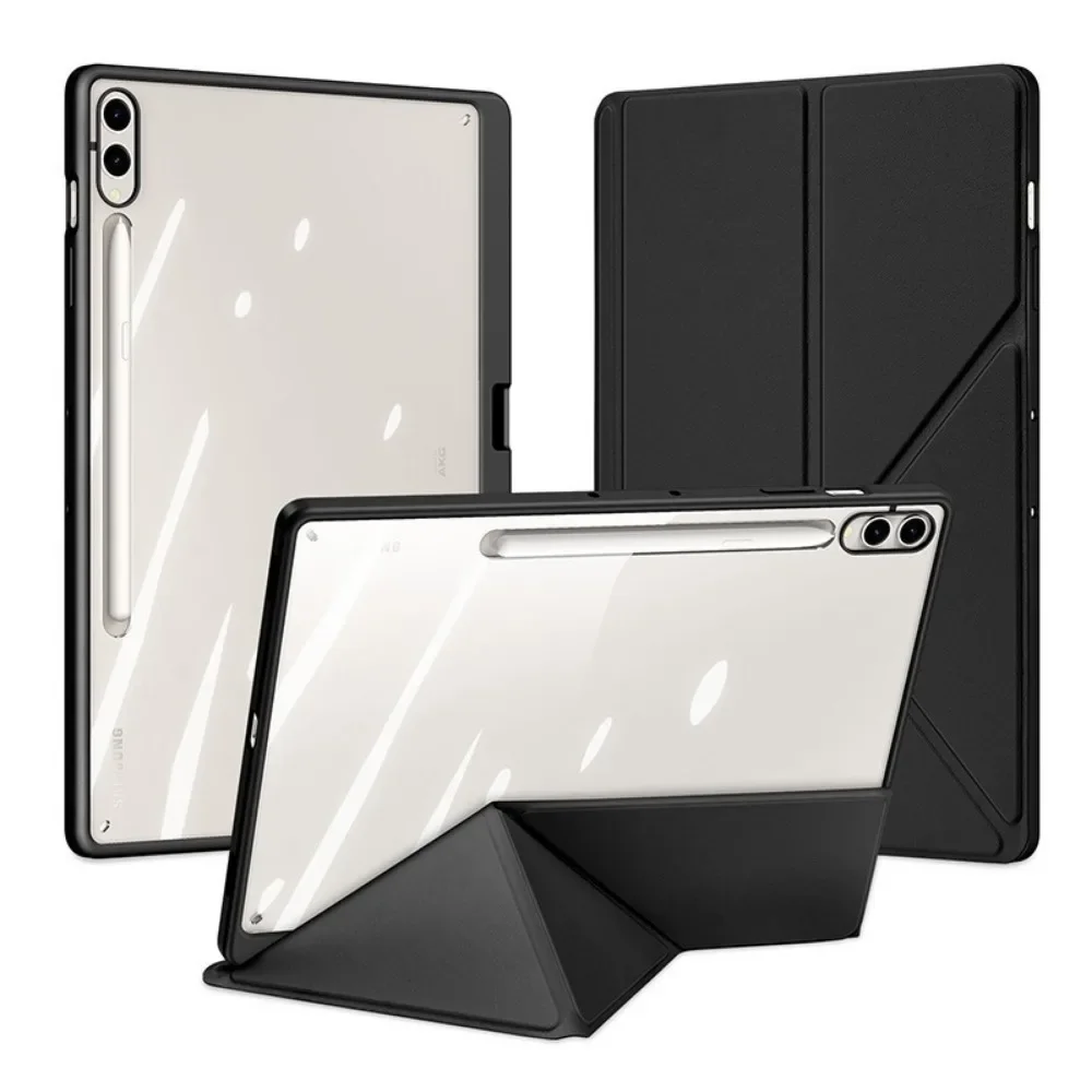 Etui do Samsung Galaxy Tab S6 Lite Smart Cover do Galaxy Tab S9 FE S10 Plus S8 S9 S10 Ultra Smart PU Leather Protective Shell