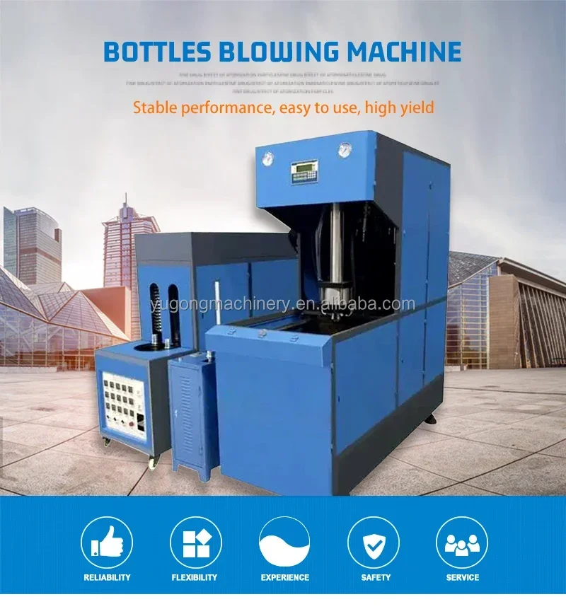 Automatic PET Bottle Blowing Machine for High-Speed Production - Efficient Blow Molding Equipment  Various  Sizes