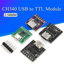 CH340E USB to TTL Serial Converter,5V/3.3V Alternative CH340G Module For Arduino Pro mini