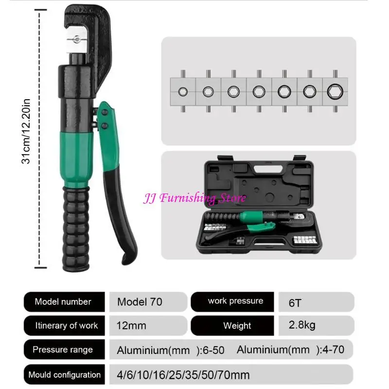 A9LB 6T 유압식 크림 핑 플리어 수동 유압 호스 크림핑 도구 도구