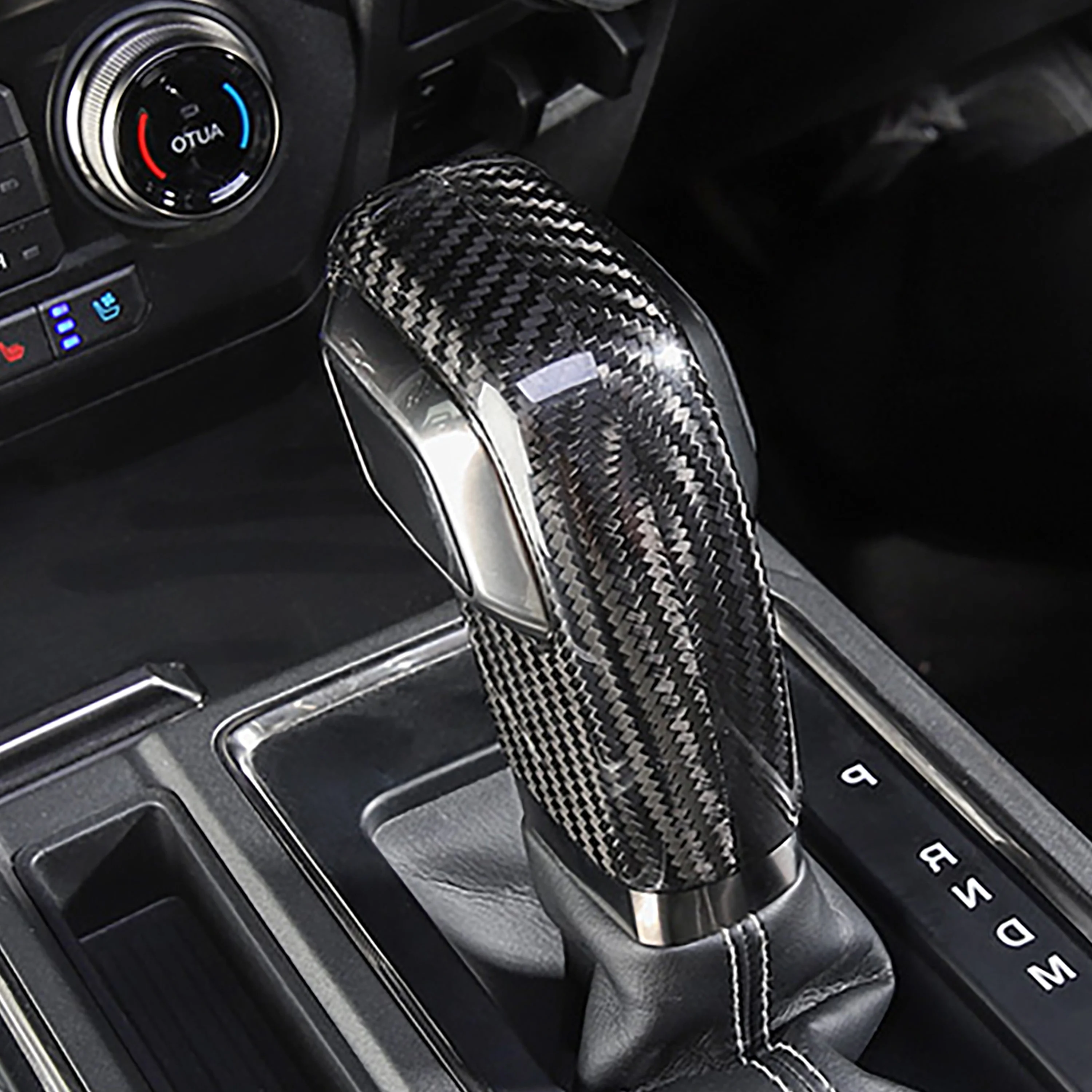 

Accesorios Para Auto 19-20 F Ord F150 SVT R APTOR Dry Carbon Fiber Gear Head Cover Other Interior Accessories