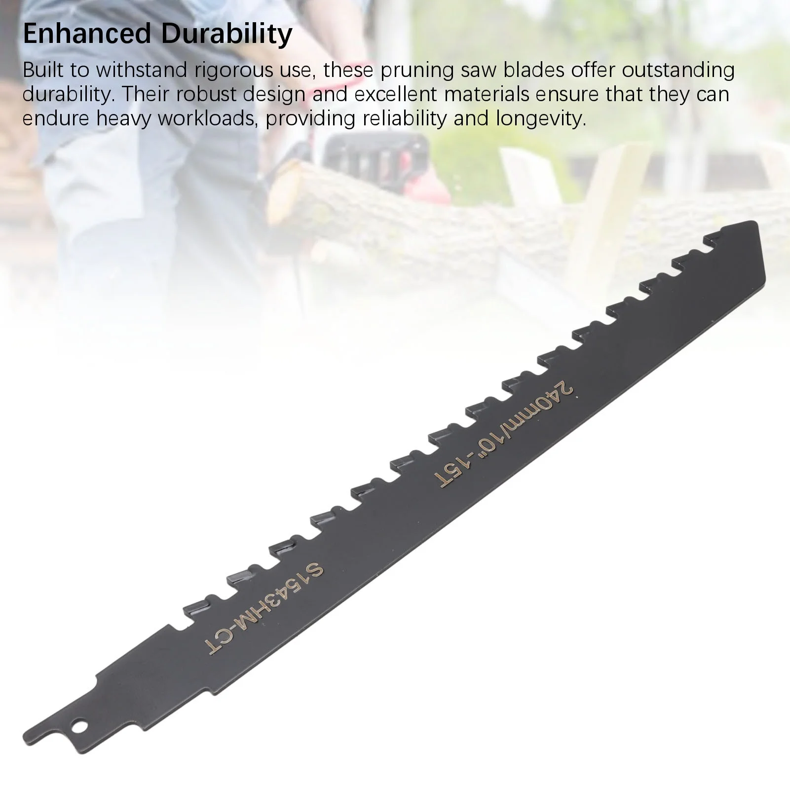 2PCS Reciprocating Saw Blades Cemented Carbide High Accuracy Pruning Reciprocating Saw Blades for Buildings