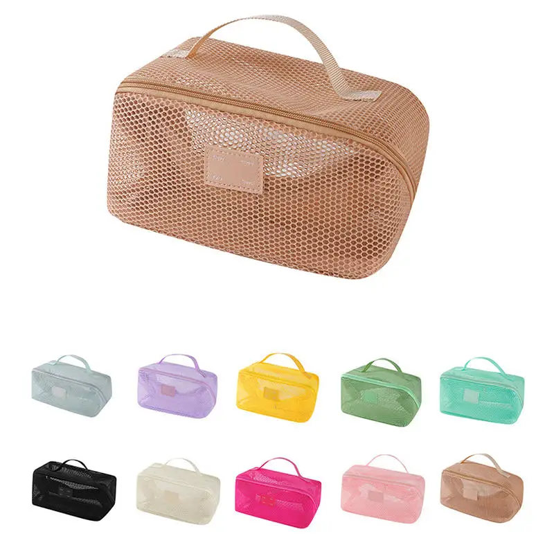 여성용 메이크업 정리함 세면도구 키트 가방 메이크업 케이스 수납 파우치 화장대 수납, 화장품 가방, 여행용 지퍼 정리 가방