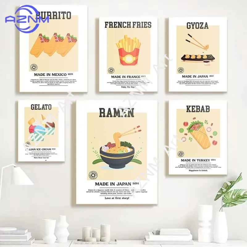 1Pcretro Food Poste…