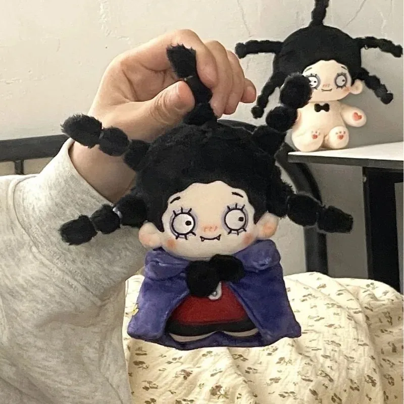 10cm/20cm Original Cartoon Little Witch Mona Fang Attribute Cosplay Plush Doll Dress-up Cotton Doll Pendant Kids Holiday Gift