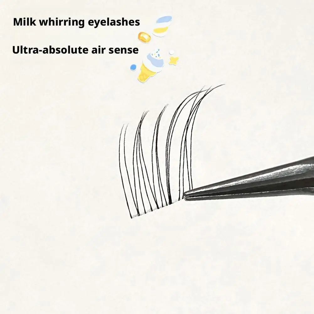 10 Rows Individual Lashes Clusters Segmented Natural Lash Extension Fox-style Flying False Eyelashes Beauty Makeup Tool