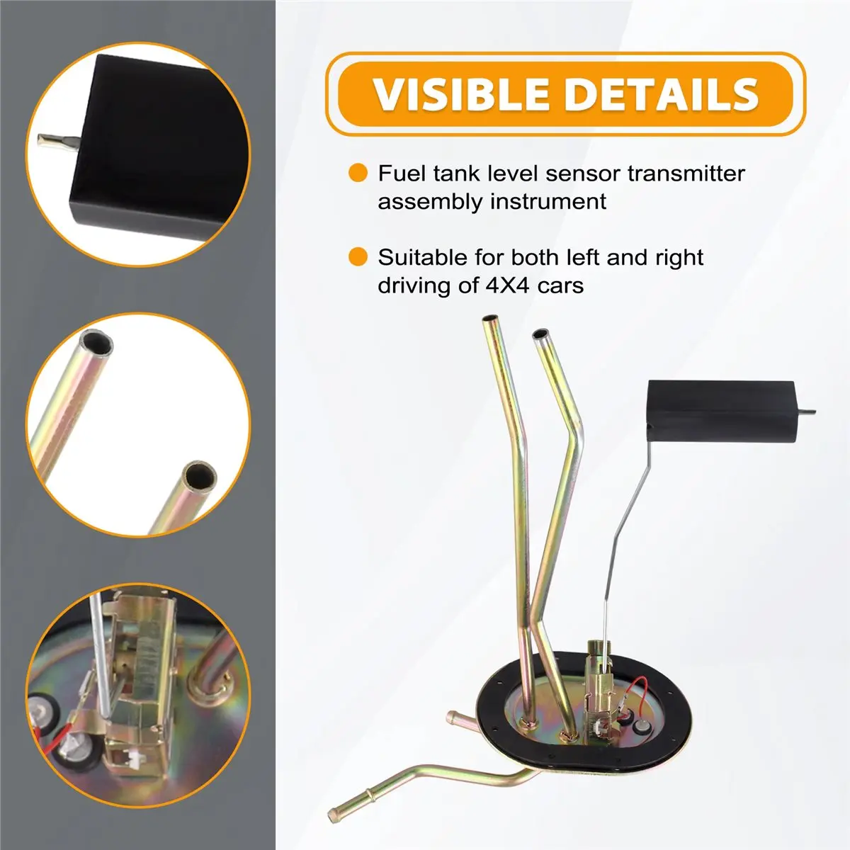 #66I Automotive Parts & Accessories,Fuel Tank Level Sensor Sender Gauge Assy for Mazda B-Series BT-50 (Metal)