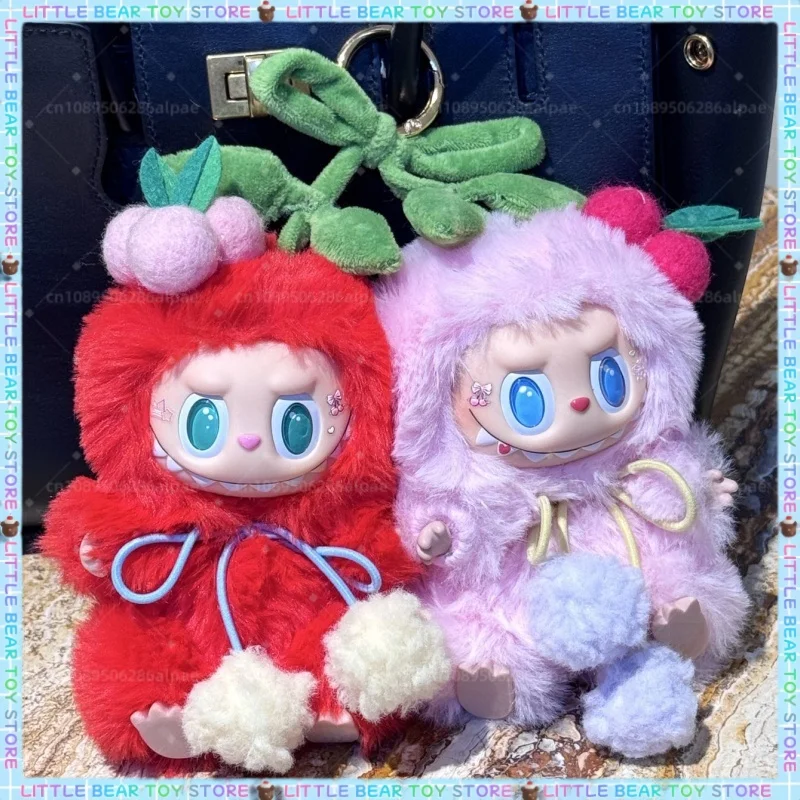 

Genuine New Labubu Version Doll Cherry Baby Pink Series Box Handmade Modified Unique Appearance Essential Cute Toys Cute Gifts