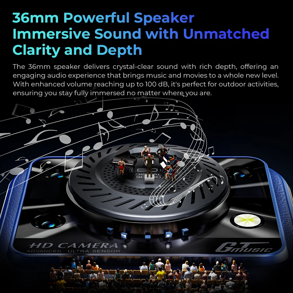 Oukitel C60 Smartphone 10000mAh Battery 16GB+128GB 6.88'HD 90Hz