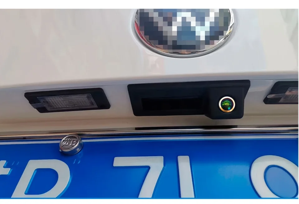 كاميرا احتياطية بمقبض صندوق السيارة لسيارة Audi A4 A5 S5 Q3 Q5، - سهلة التركيب، كاميرا خط ركن السيارة