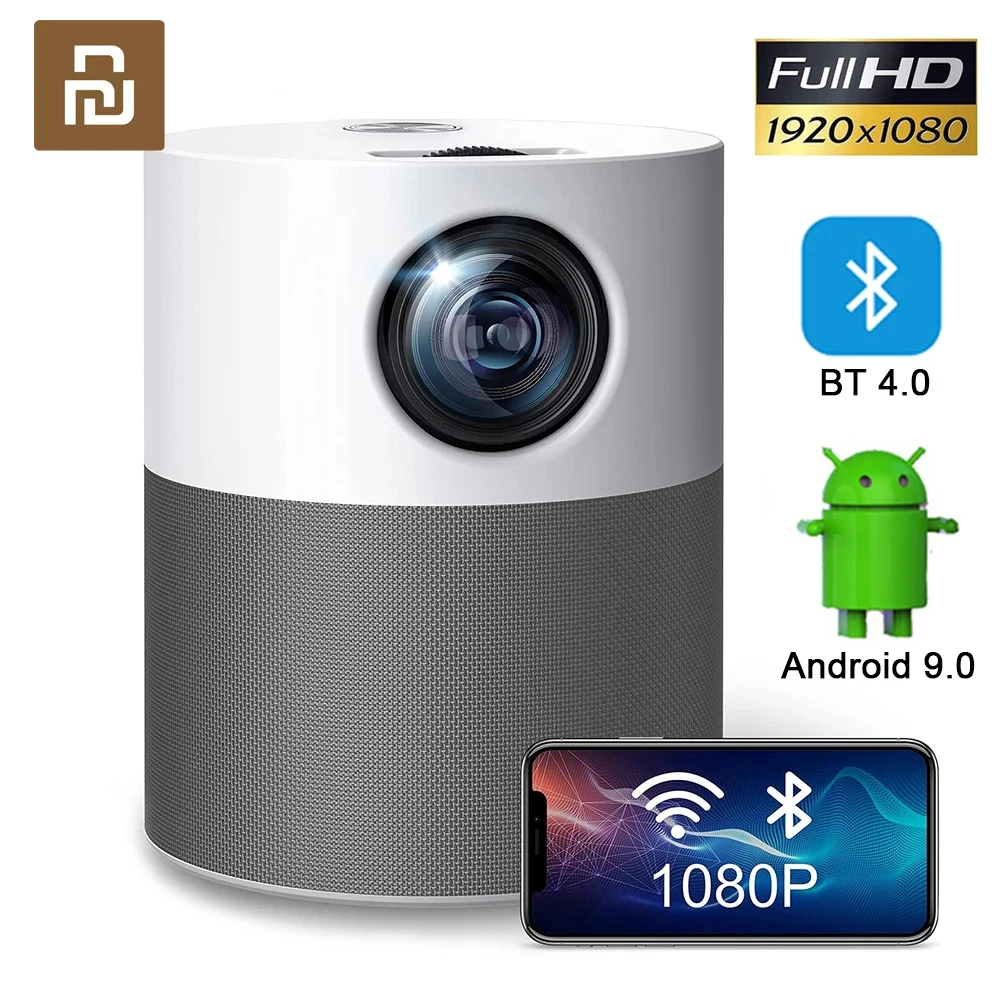 

YOupin Mini Projector Full HD 1080P P40 LED Projetor 4K Video Bluetooth Beamer 5000 Lumen Android Projectors Smart Home Theater