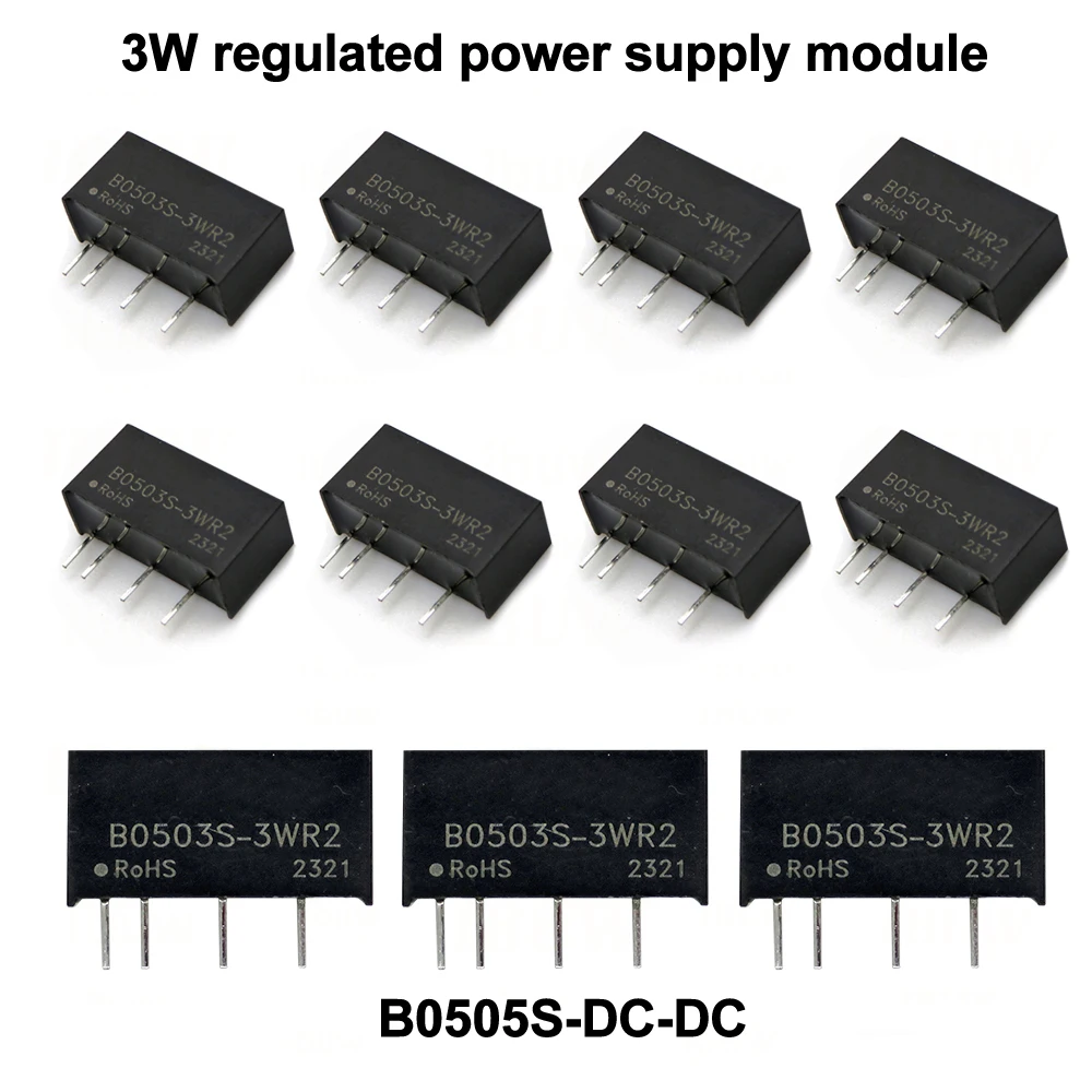 3WR2 SIP4 B1205S 3W B0505S-DC-DC regulated power supply module 5V to 12V Isolating Switching Power Supply B2405S B1515S