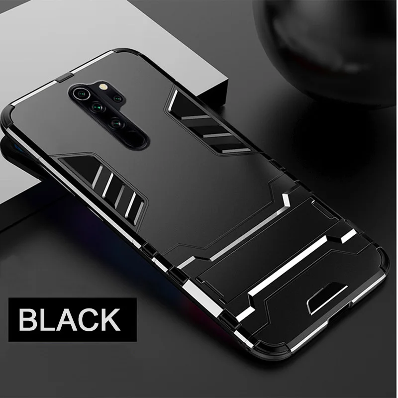 Armor Kickstand Case for Xiaomi Redmi Note 8 Holder Cases Note 8 PRO 8T Shockproof Stand Shell Cover for Redmi Note8 NOTE8PRO