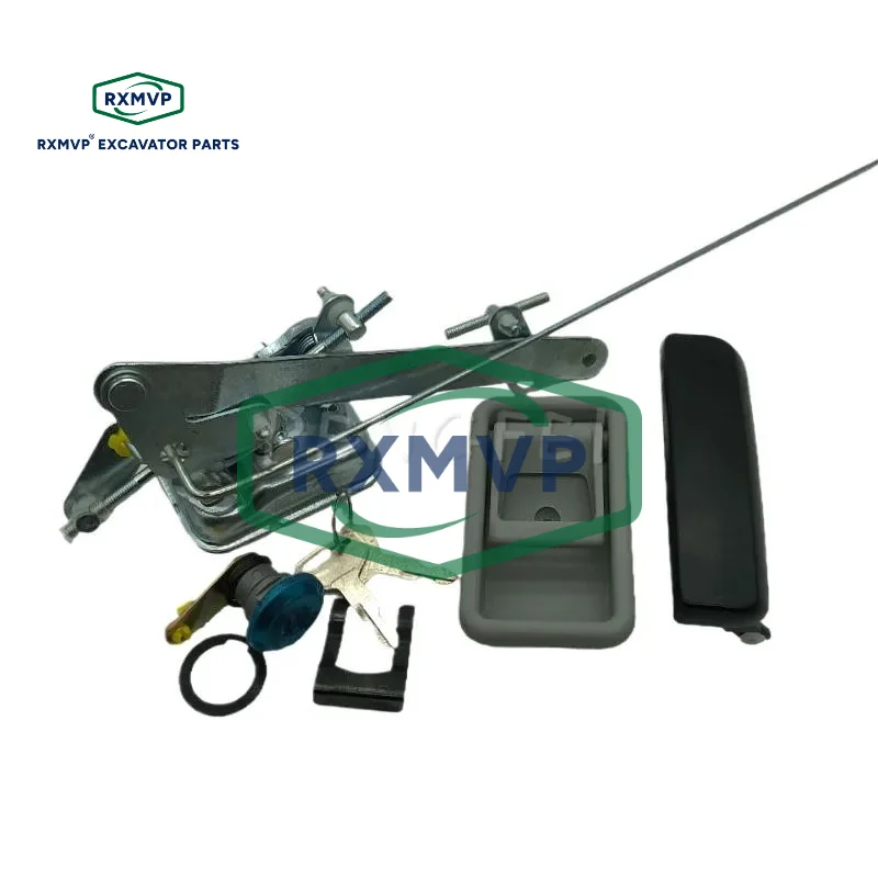 For Kobelco SK kx140 200 210 250 350-6e-8 cab door lock assembly high-quality lock block excavator accessories