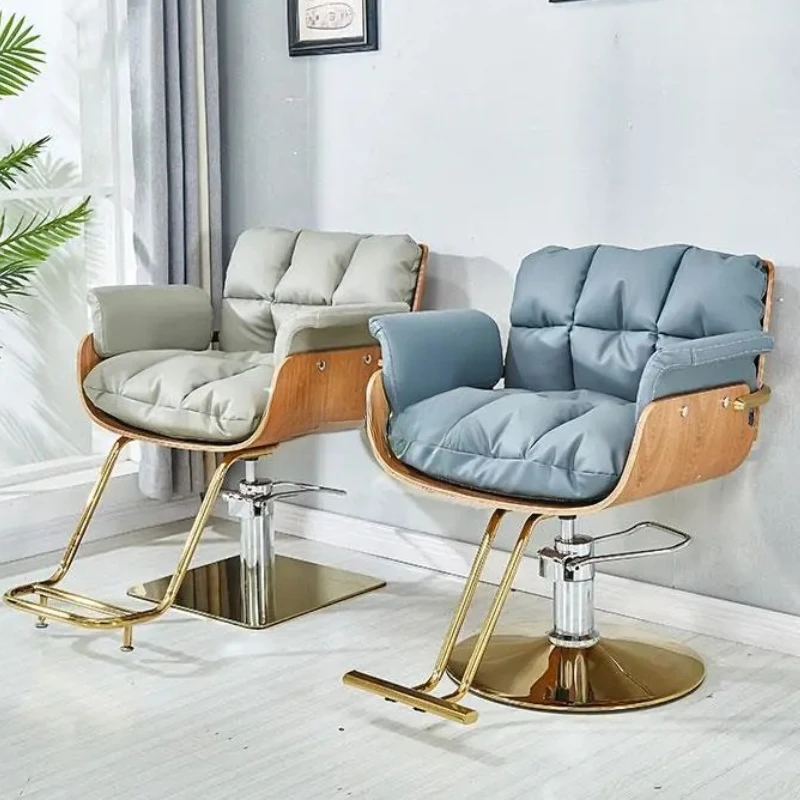 

Креативные, уникальные, простые, минималистичные кресла для салонов, современные парикмахерские кресла, премиальные компактные роскошные кресла для парикмахерских, мебель для салонов красоты