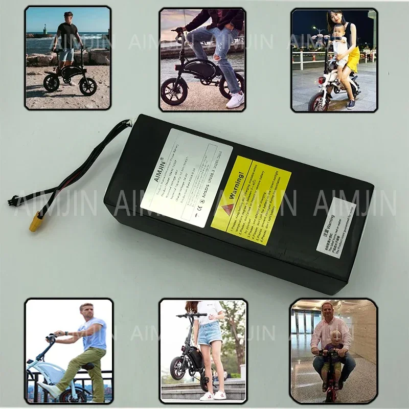 高出力リチウムイオン交換用バッテリー,電動スクーターv1,504wh,48v,10.5ah,18650,13s3p,bms xt60 plus smプラグ付き