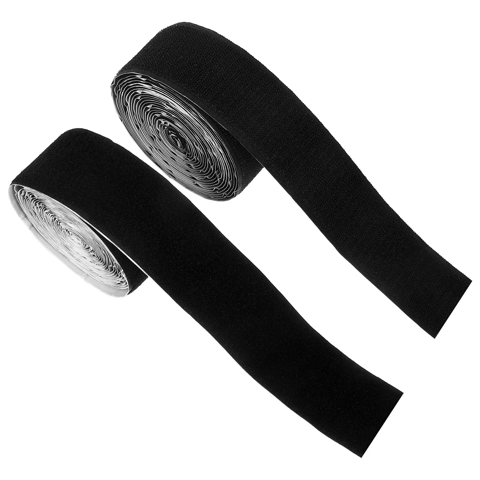 

1 Roll Heavy Duty Self Adhesive Black Hook and Loop Tape Strong Fastener Strips for Industrial Indoor Outdoor Use