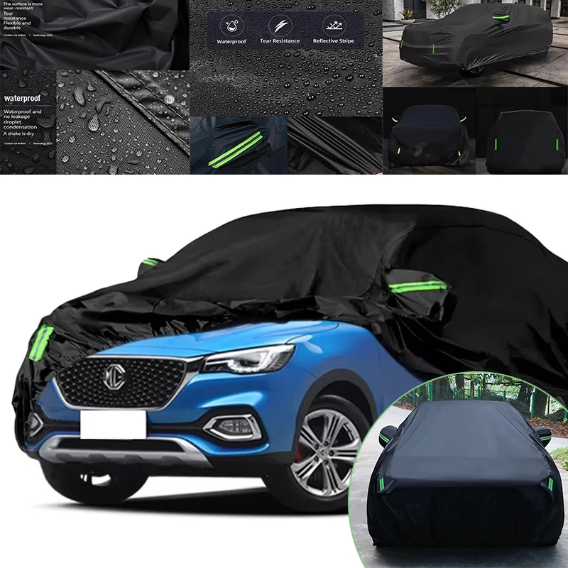 

Водонепроницаемый и снегозащитный чехол для автомобиля MG HS - Уличный полноразмерный чехол со светоотражающими полосами, пыле- и солнцезащитный