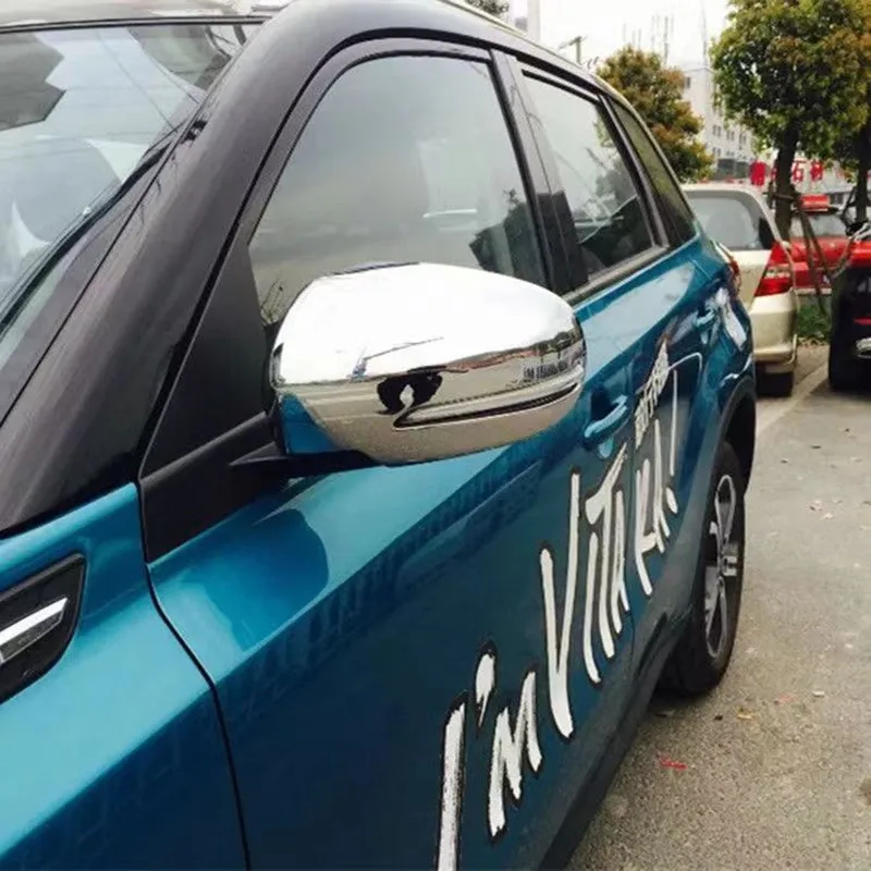 

Накладка на зеркало заднего вида для Suzuki Vitara SX4 S-Cross 2015-2019, крышка бокового зеркала заднего вида, накладка на рамку, декорации