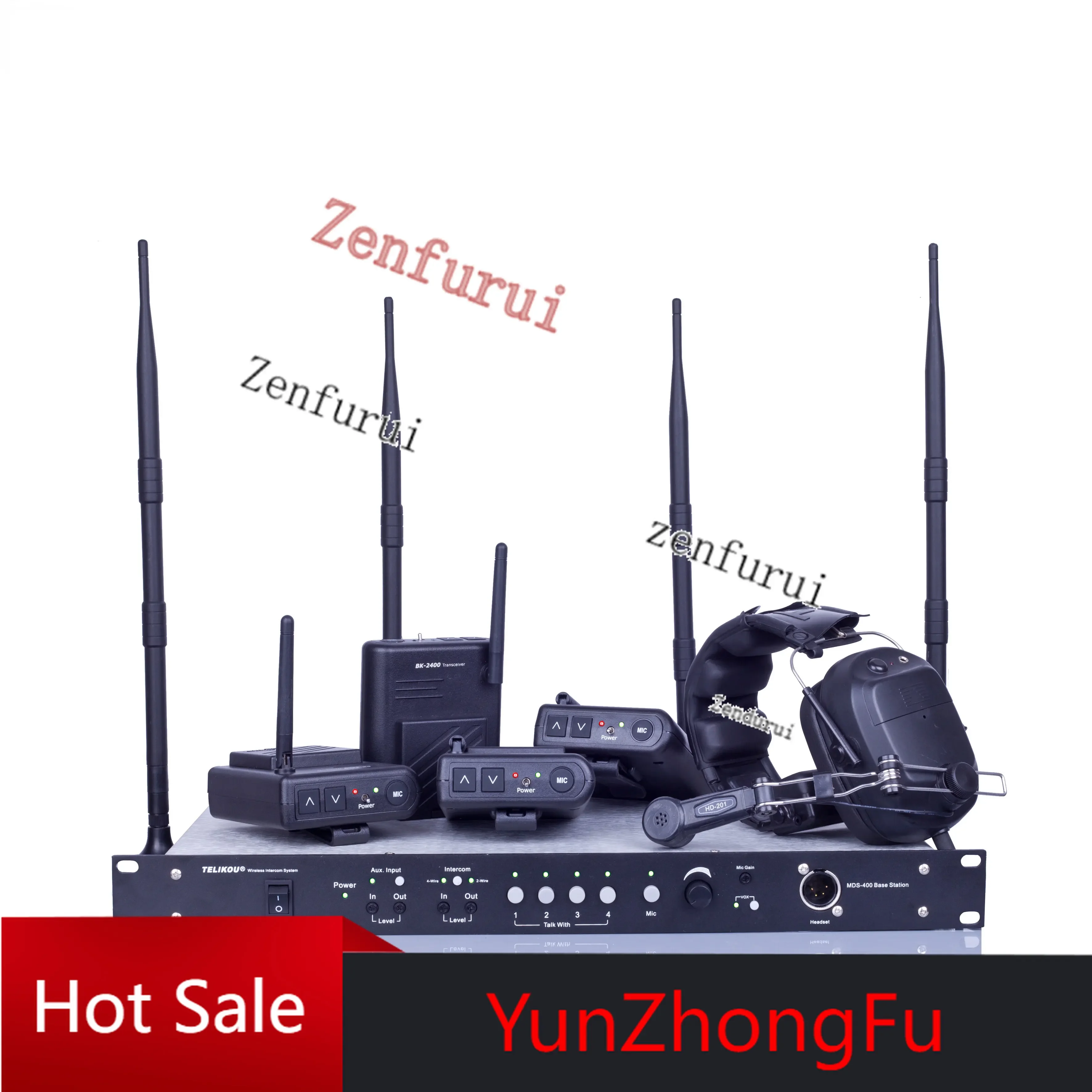

High quality MDS-400 Broadcast Intercom System wireless intercom system for TV station, camera man, stage , OB truck