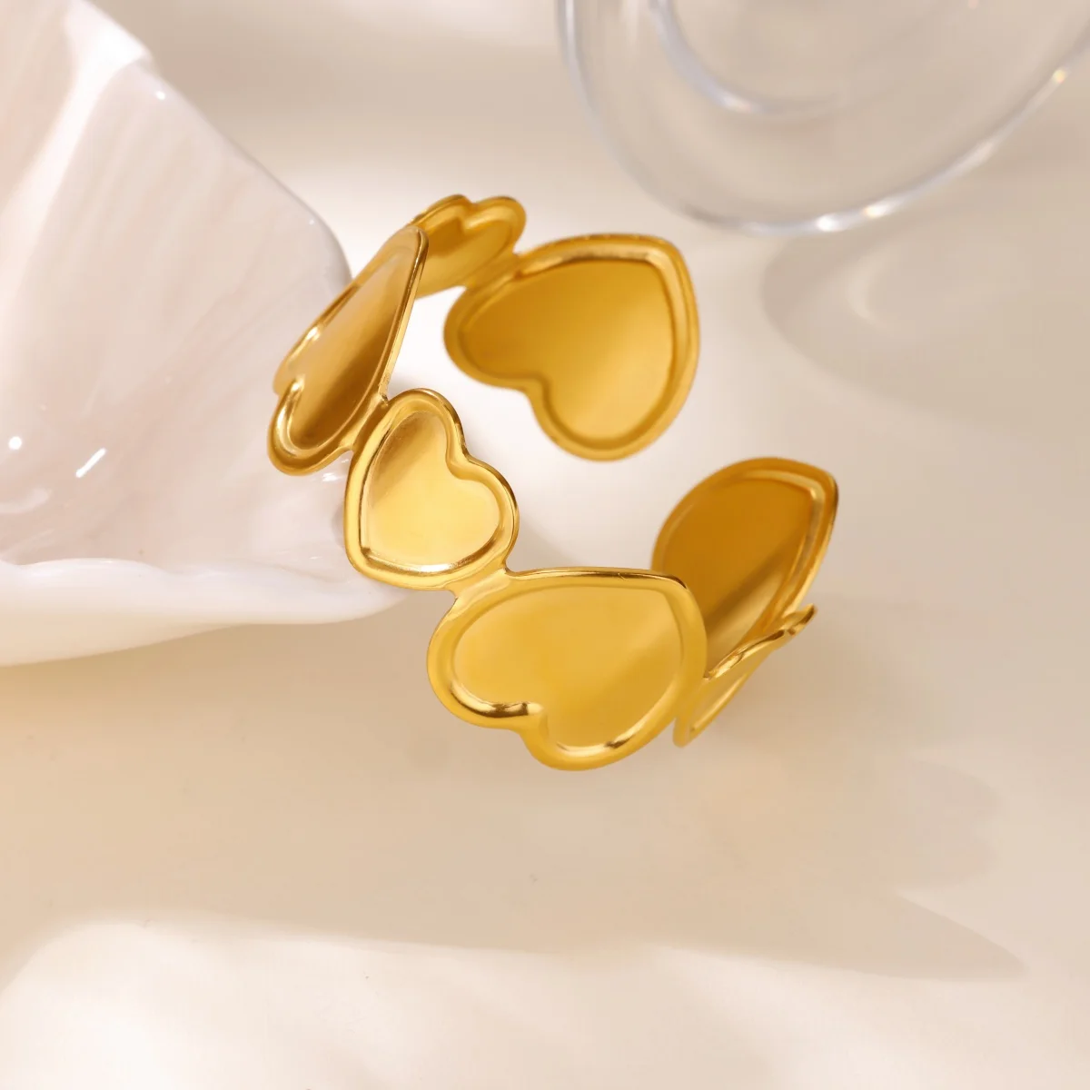Free Shipping Classic Heart Bracelet Bangle For Women Stainless Steel Silver Color Exquisite Bracelet Wedding Couple Jewelry