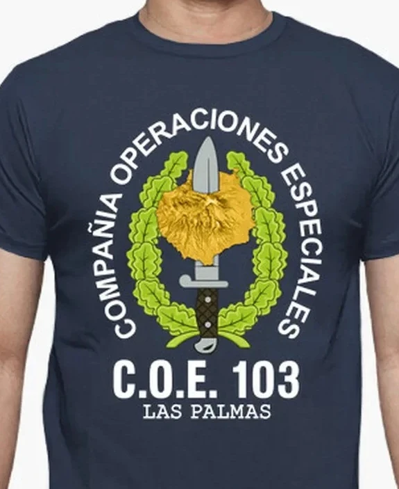

C.O.E LAS PALMAS Испанская оперы Especiales Футболка с коротким рукавом Повседневная мужская летняя футболка с круглым вырезом