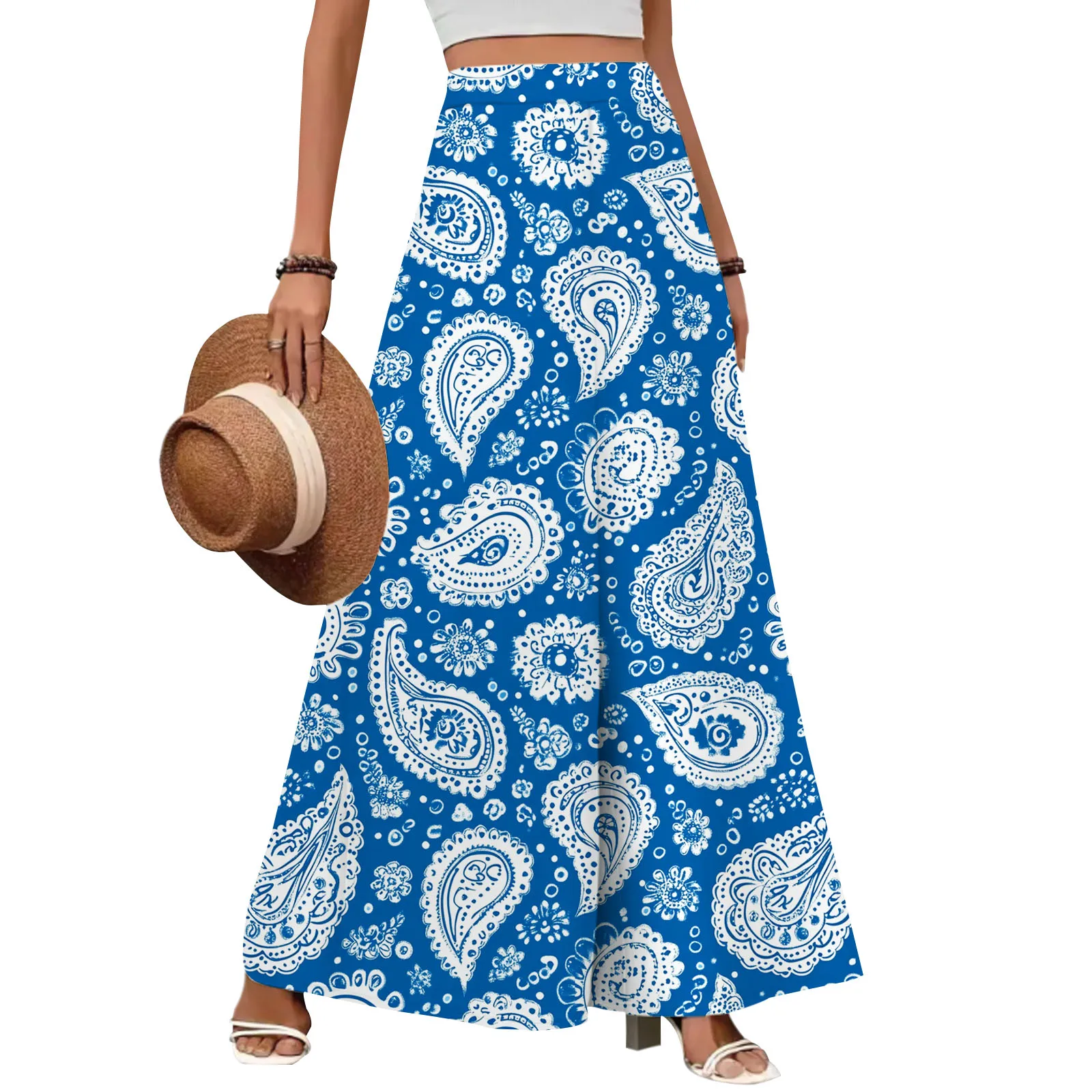 

New Women's Casual Pants Boho Outfit Work Pants Resort Beach Summer Breathable Pants Women's XS-3XL Plus