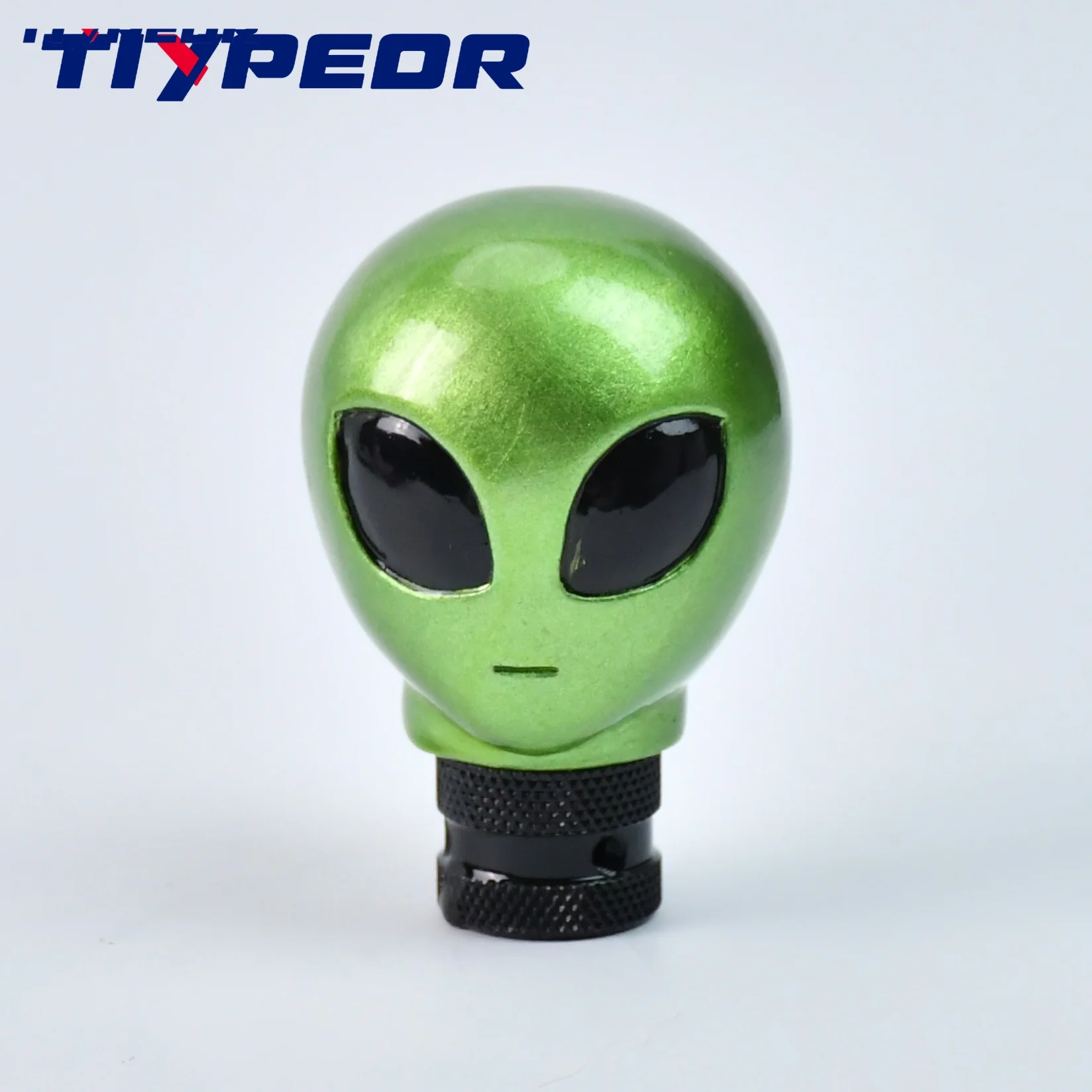 Tiypeor spider alien style shift knob green resin gear knob modified for car