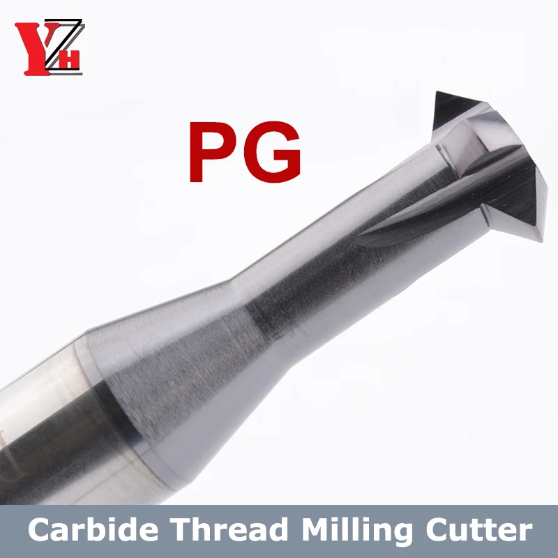 

YZH 80° PG Thread Milling Cutter 1 Tooth Inch Pitch CNC For Steel PG7 PG9 PG11 PG13.5 PG16 PG21 PG36