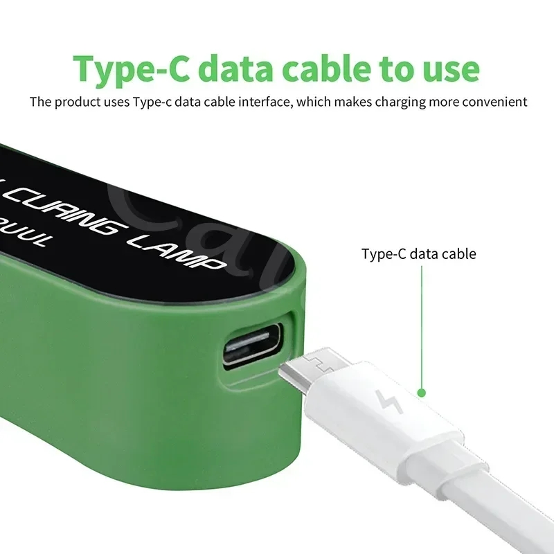 Imagem -05 - Band Mini Lâmpada de Cura uv Adequado para Cola Shadowless Cola Óptica Rápido e Eficiente Uso sem Fio Sc08 365395nm 2uul-dual