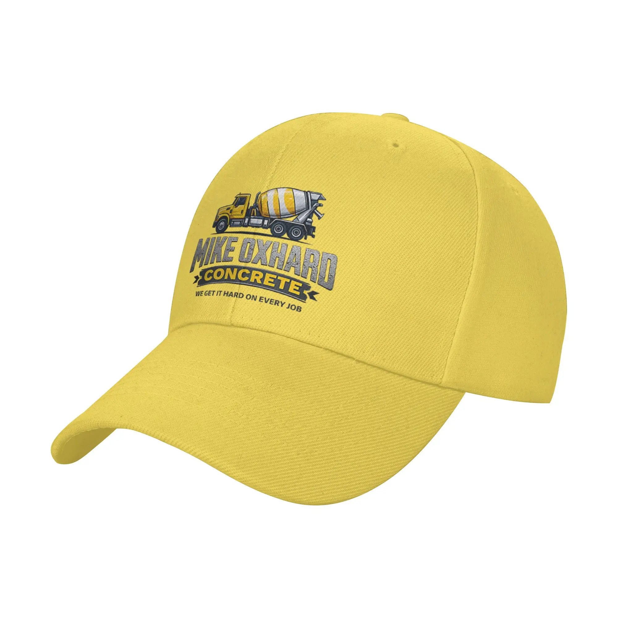 Mike Oxhard Concrete Construction Work Truck Baseball Cap  Spring Design Print Trucker Hat For Men Women Hunting Snapback Cap