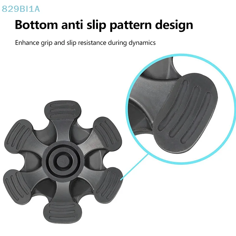 19 MM Riet Tips 6 Pijler Ontwerp Antislip Rubberen Kruk Eindmat Met Voor Wandelstok Schieten Stok Kruk Tips accessoires