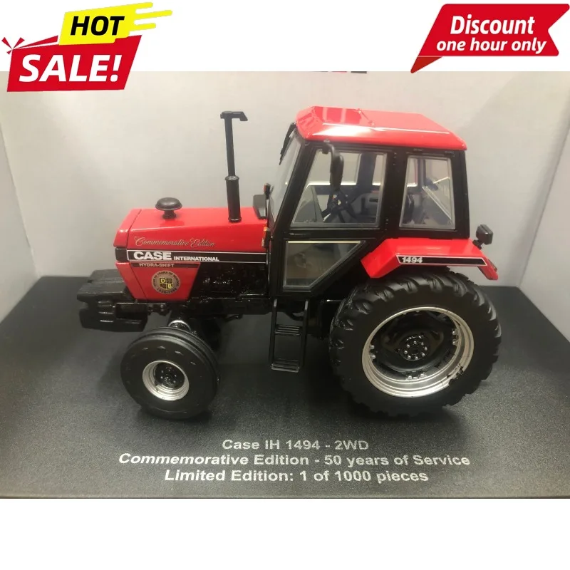 

For UH 1:32 CASE IH 1494-2WD Case Tractor Alloy Agricultural Vehicle Model 50th Anniversary 6261