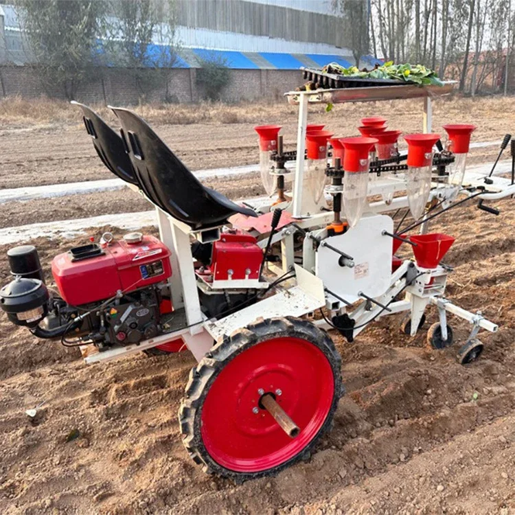 2024 TENGAO new type  onion transplanting machine automatic vegetable planter pepper planter