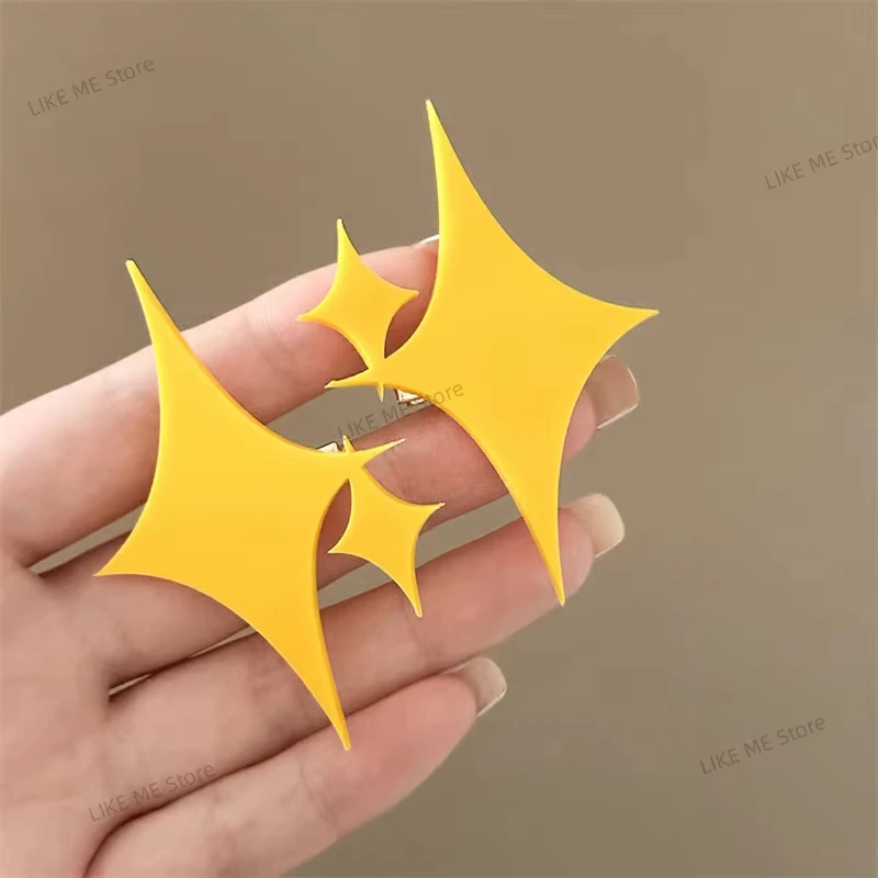 Sweet Cartoon Star Hairpins for Women Revue Starlight Kagura Hikari Cosplay Star Hair Clips Headwear Girls Hair Accessories view 2