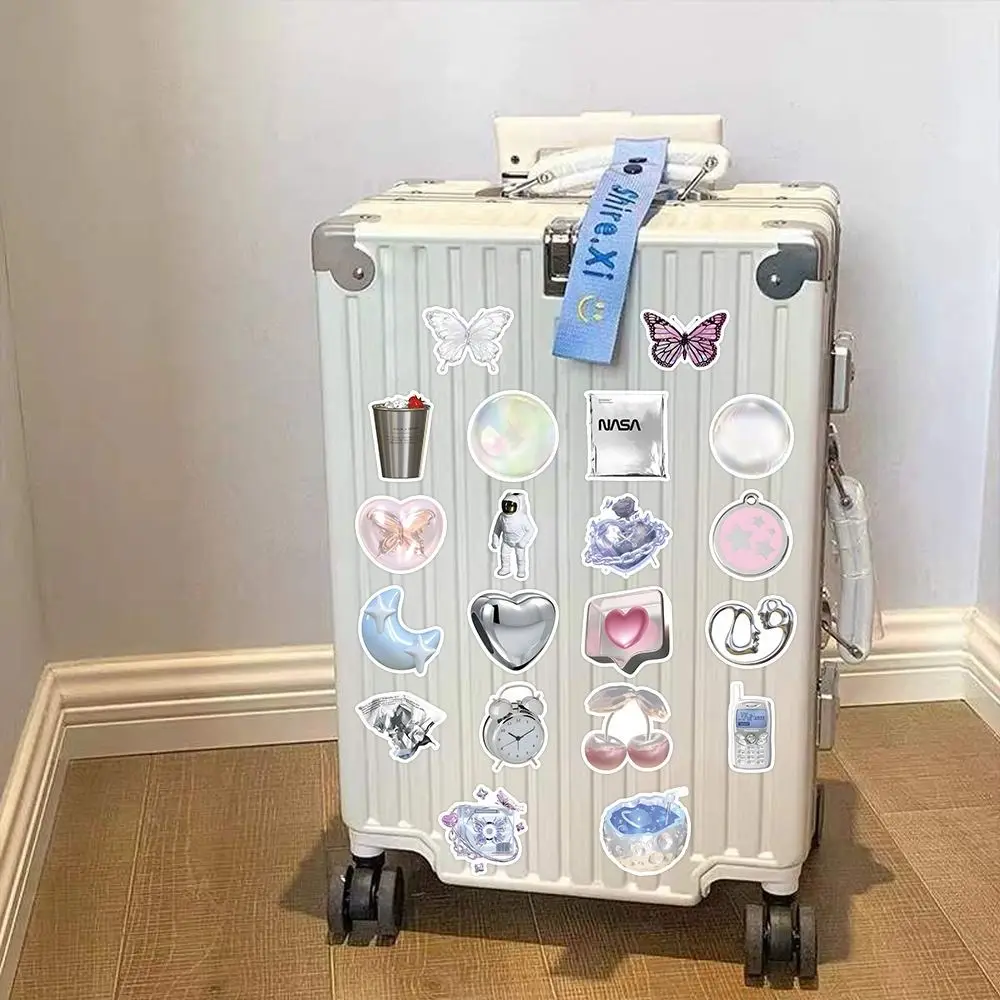 63pcs DIY Crafts Pink Gentle Ballet Sticker Decorative Waterproof Girls Romance Diary Sticker Adhesive INS