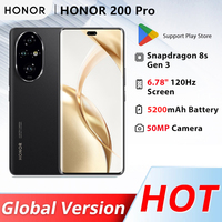 Global version HONOR 200 Pro 5G Smartphone Snapdragon 8s Gen 3 6.78'' 120Hz AMOLED Display Support 100W SuperCharge NFC ESIM